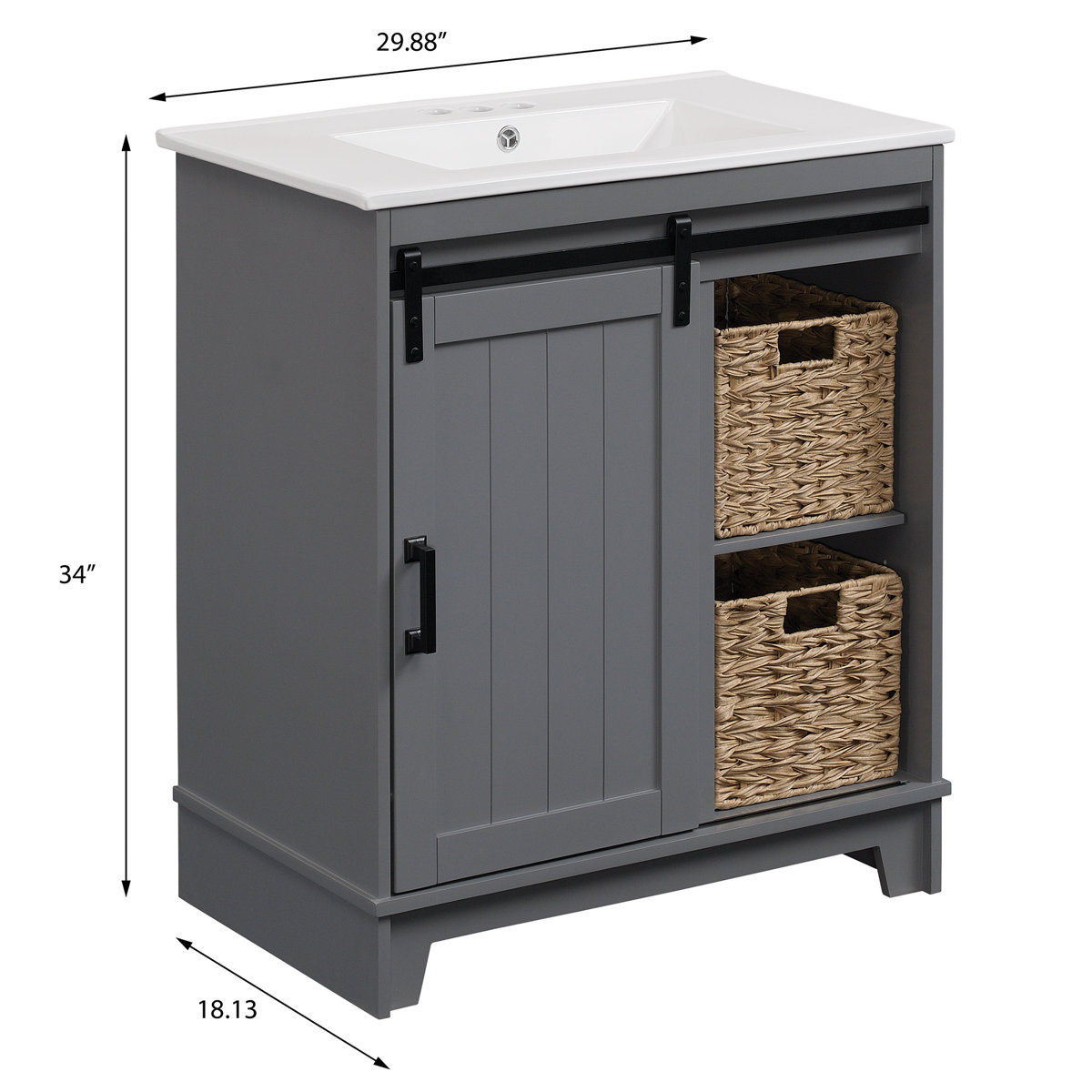 Sand & Stable Sofia 30” Single Bathroom Vanity Set & Reviews Wayfair